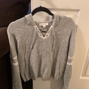 Long sleeve hooded sweater